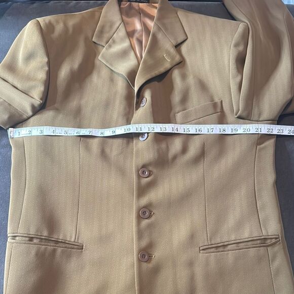 Men's Vicci Uomo 2-Piece Formal Suit Notched Lapel Jacket 42R Pants 33R - Picture 8 of 16